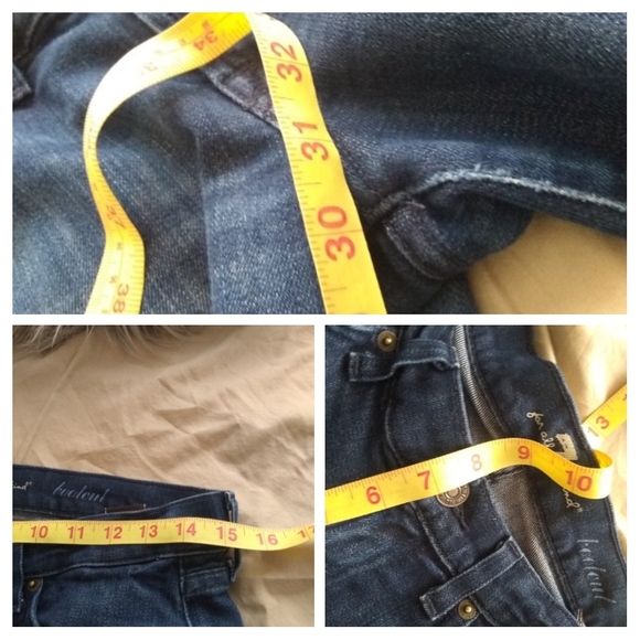 7 for all mankind dark wash, boot cut jeans - Picture 5 of 5